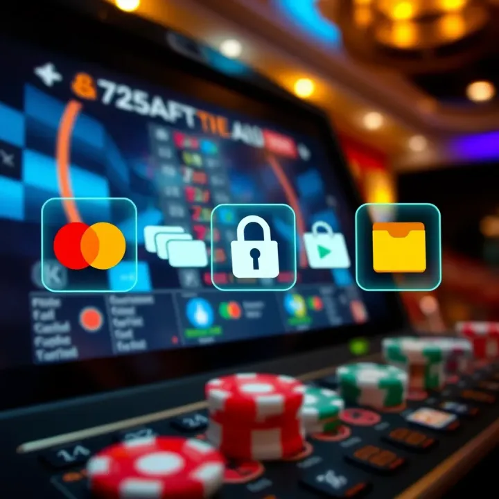 Secure payment icons representing different methods for deposits and withdrawals