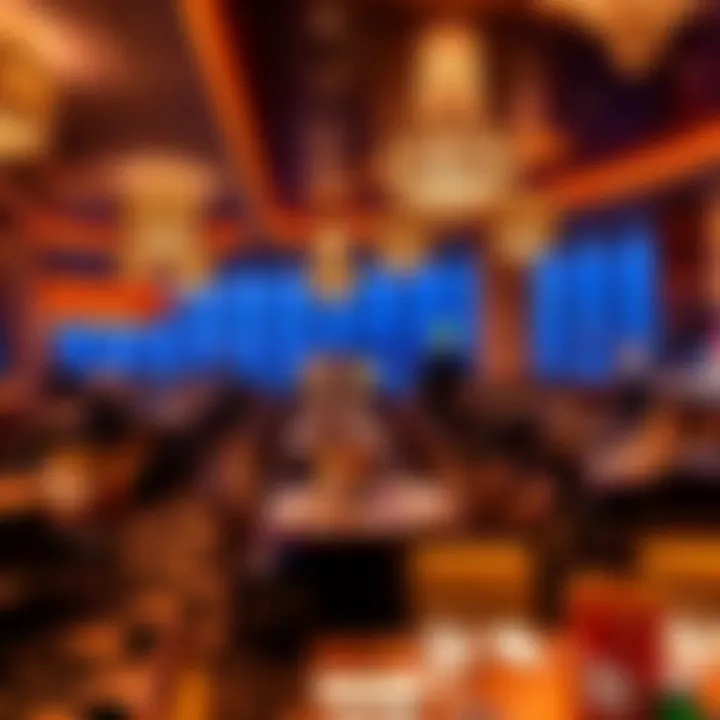 Inviting and lively dining area with elegant decor overlooking the waterfront at National Harbor