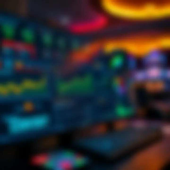 Financial Management Tools for Casino Transactions at NAB Digital financial dashboard displaying casino transaction data and risk management metrics