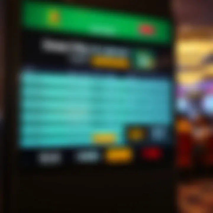 Bus Timetable for National City to Jamul Casino Service Bus timetable display showing departure and arrival times for trips between National City and Jamul Casino