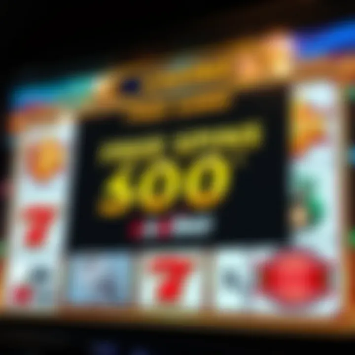 Slot machine interface displaying free spins bonus activation on a casino website