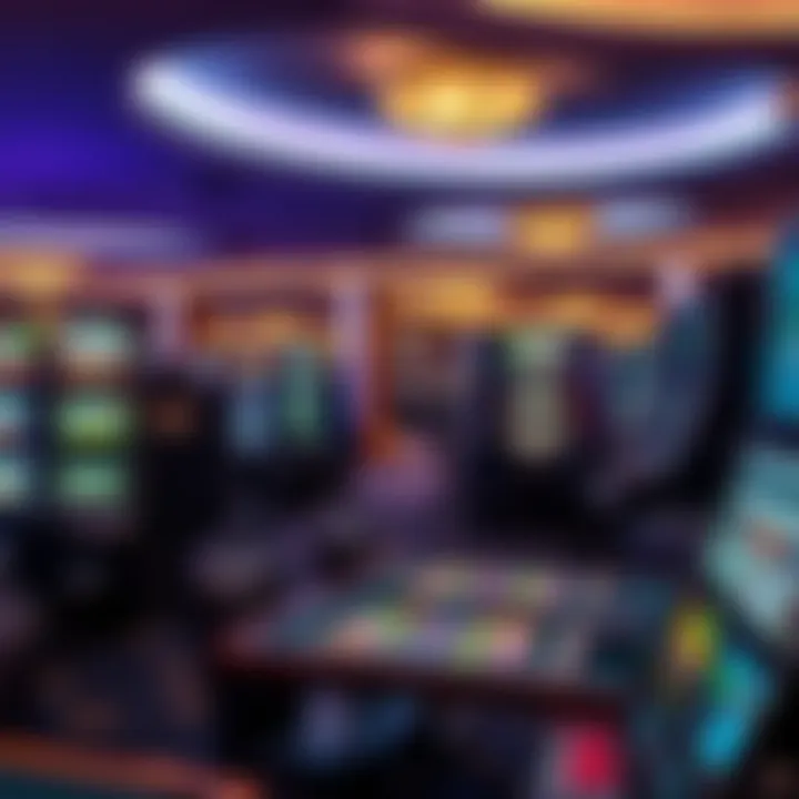 Diverse Gaming Options at MGM National Harbor Interior of MGM National Harbor casino floor featuring a variety of gaming tables and slot machines