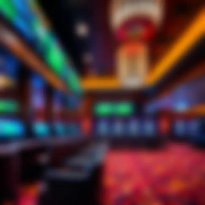 Sportsbook area inside MGM National Harbor with multiple screens and comfortable seating