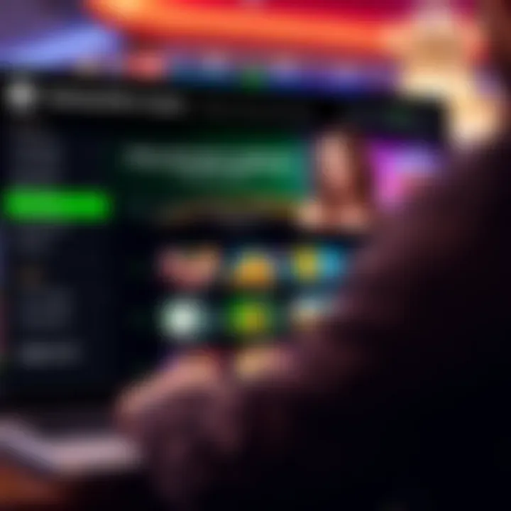 Secure account dashboard displaying key features after login