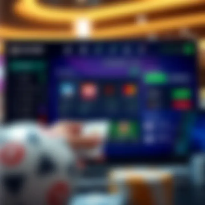 User-friendly online casino dashboard highlighting payment options and promotional offers