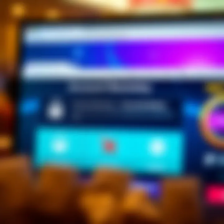 Account recovery options displayed on National Casino Australia website with security icons