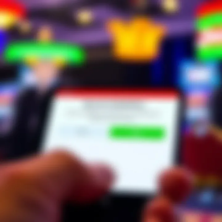 Mobile device showing secure installation confirmation for the National Casino app