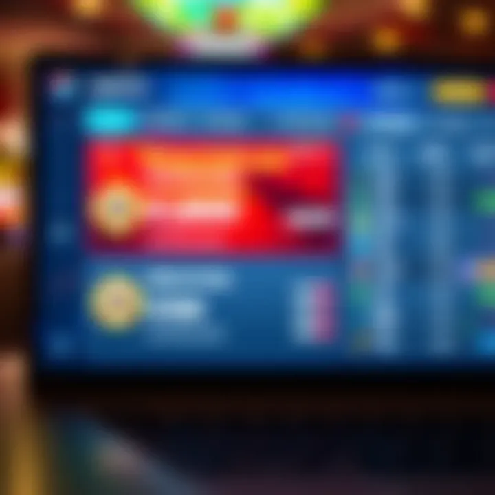 Digital casino dashboard showing bonus code redemption options