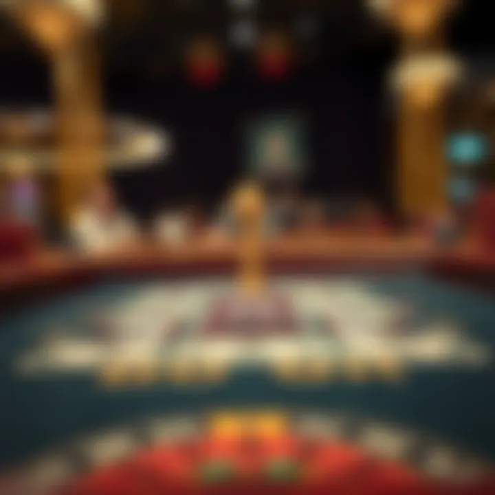 Visual representation of strategic moves in the Book of Rah with highlighted betting areas