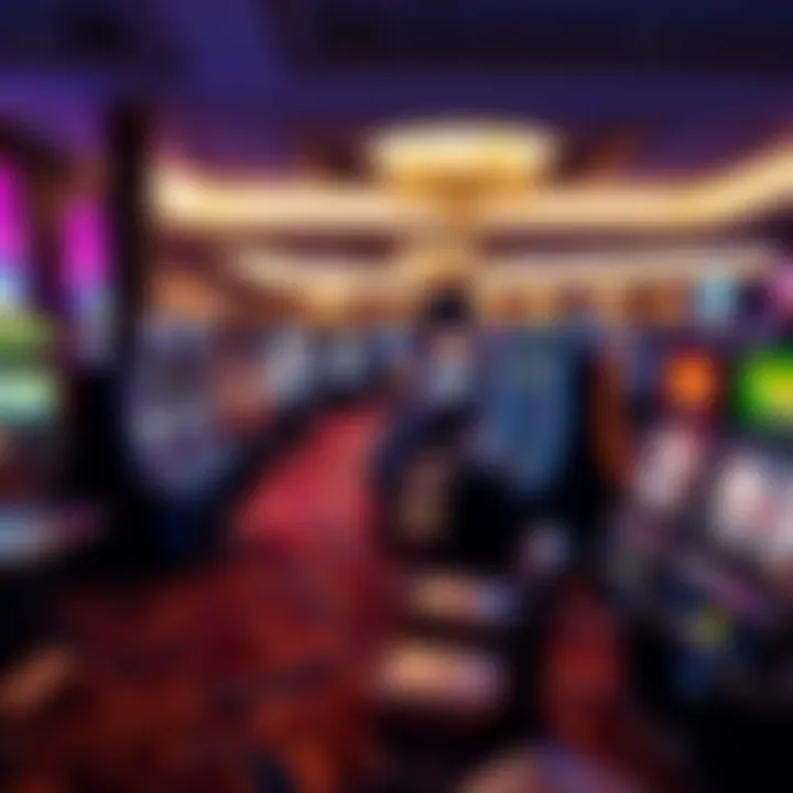 Casino Floor Operations Under National Casino Code Illustration showing a casino floor with various gaming tables and slot machines under regulatory supervision