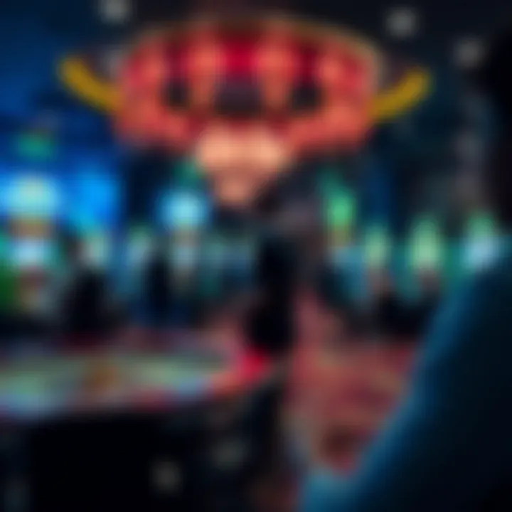 Secure online casino environment highlighting encryption and player support options