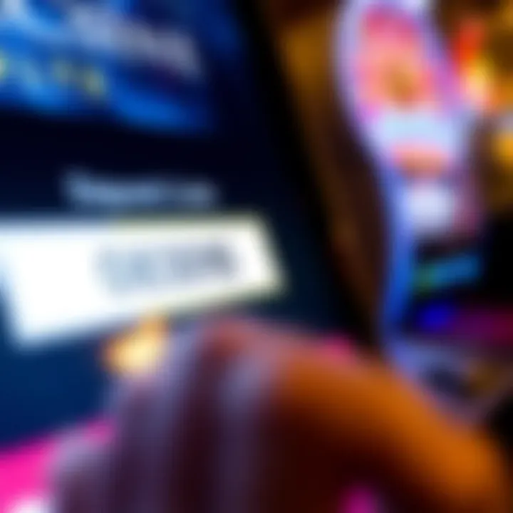 Illustration showing a secure online casino deposit interface with a highlighted code input box