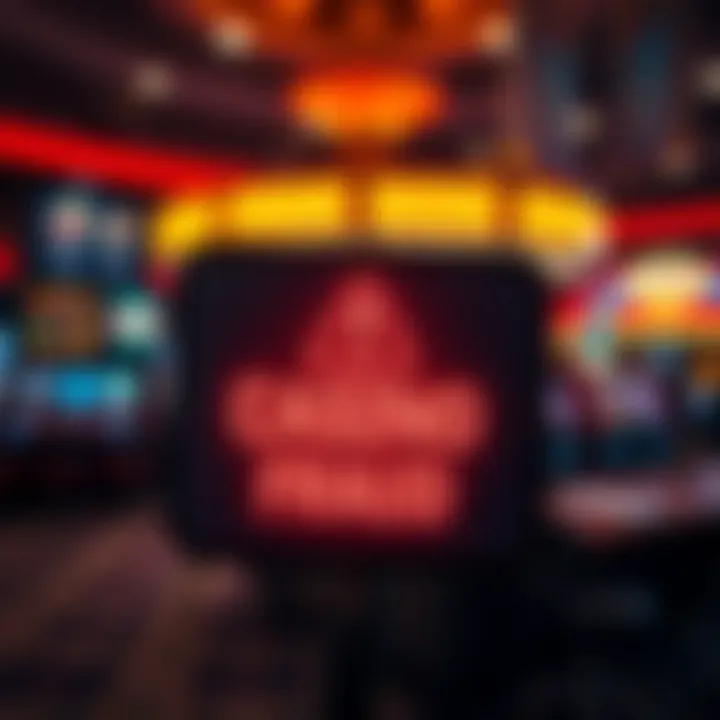 Warning sign highlighting online casino fraud risks with digital symbols