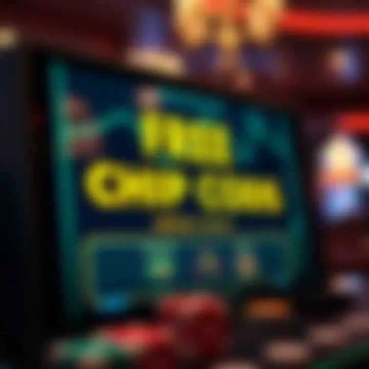 Illustration of a digital casino interface showing highlighted free chip codes available without deposit