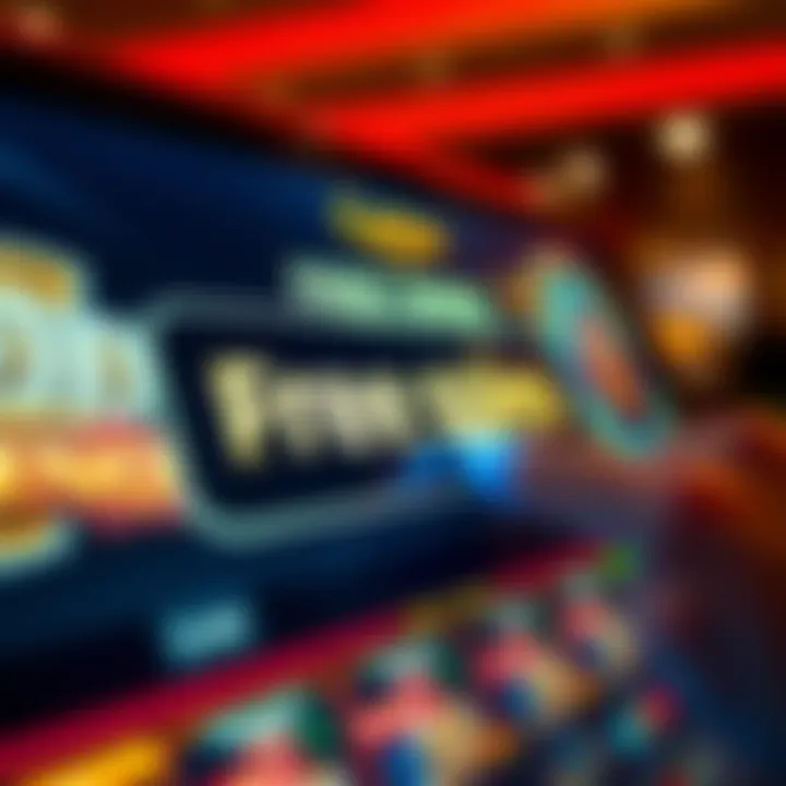 Illustration showing a glowing coupon code being entered on a digital casino interface to unlock free spins