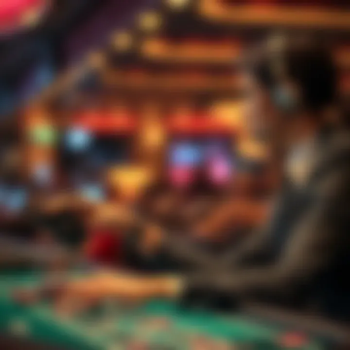 Customer service representative assisting player with casino platform queries in real time