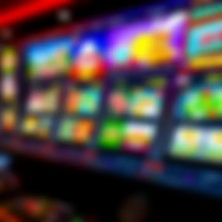 Colorful online casino interface showing a variety of pokies games with Australian theme