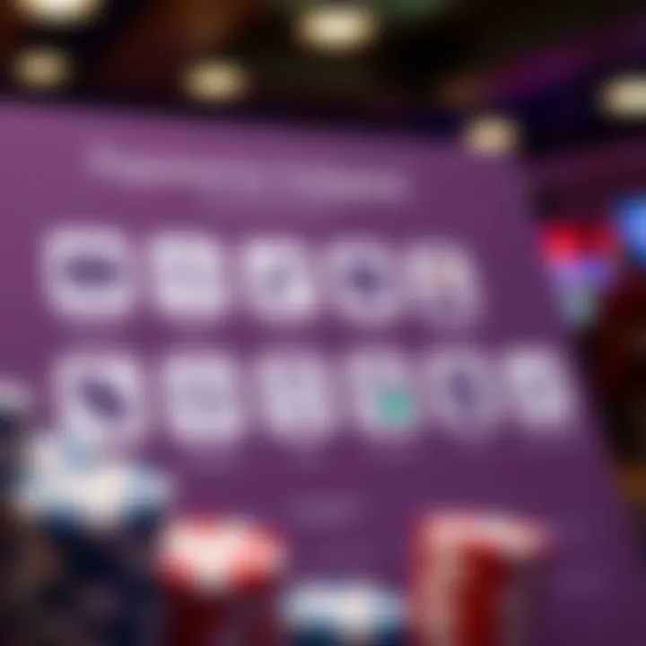 Payment Methods and Customer Support at National Casino Polska Payment options and customer support icons representing convenience and assistance