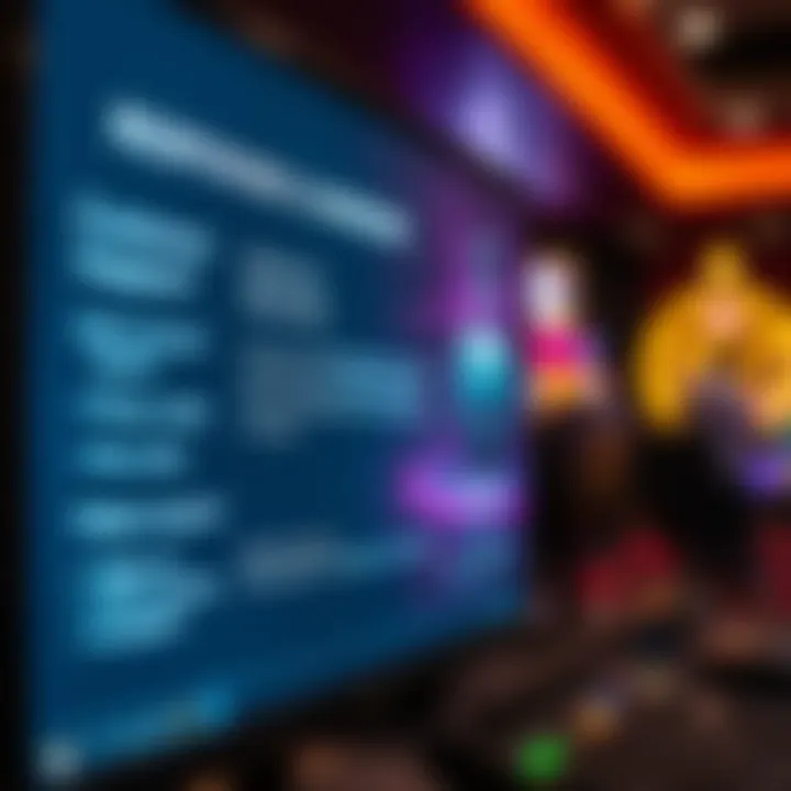 Responsible Gambling and Customer Support Features at Online Casinos A computer screen showing responsible gambling information alongside customer support options
