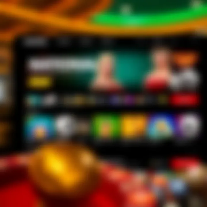 Screenshot of National Casino homepage showing game categories and promotions for Australian players