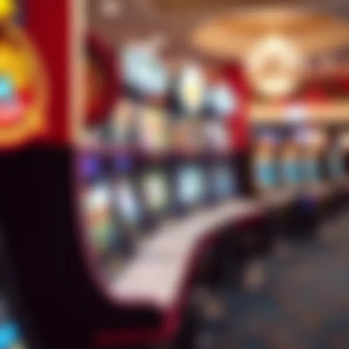 Online casino game selection interface with diverse slot machines and table games visible