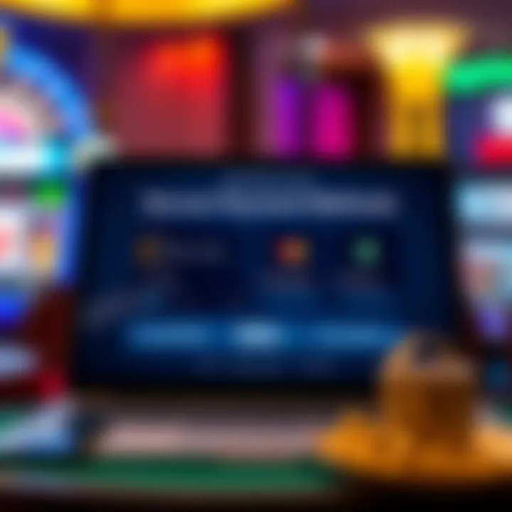 Secure Payment Methods at National Casino Illustration of secure online payment options available on the National Casino website