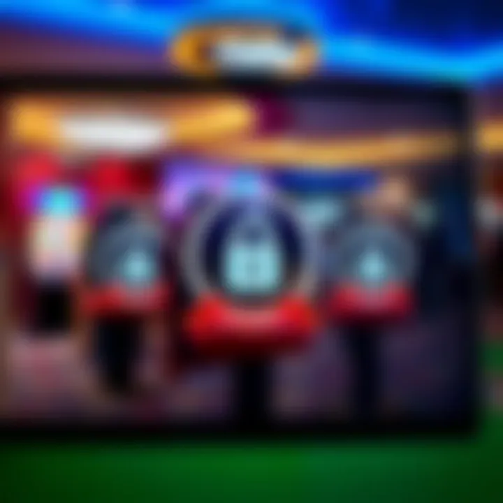 Secure online casino platform with visible encryption and trust badges