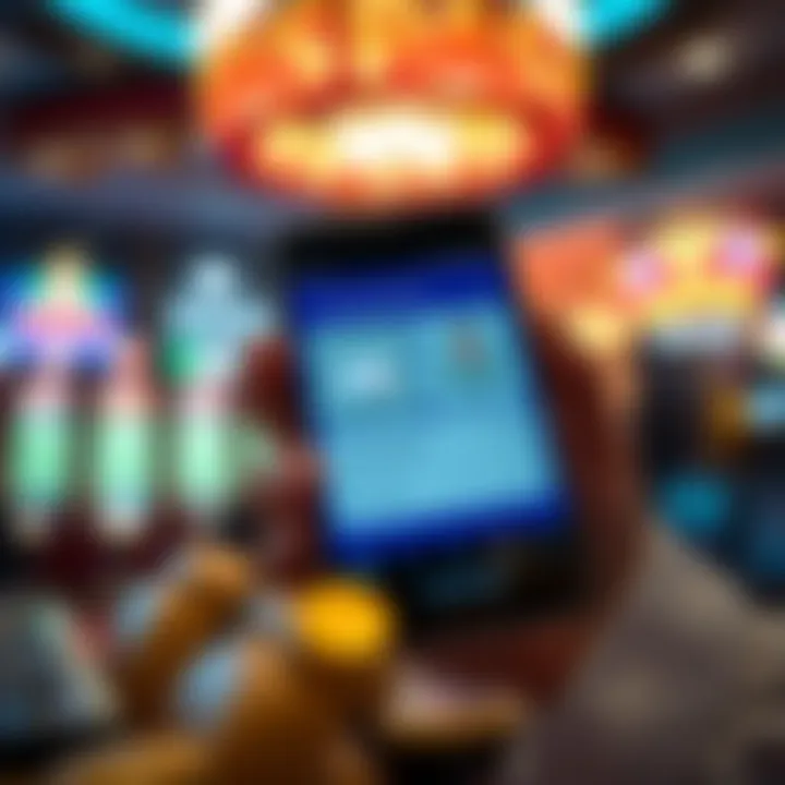 Secure online payment options and customer support icons displayed on a mobile screen