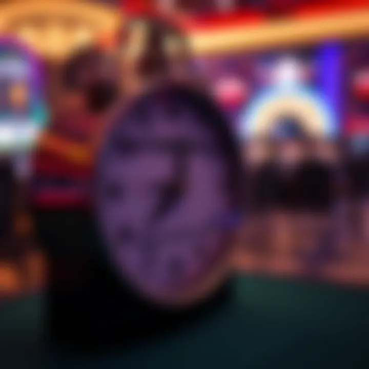 Typical Withdrawal Times and Security Measures at National Casino Clock with casino chips indicating typical wait times for cash-out completion