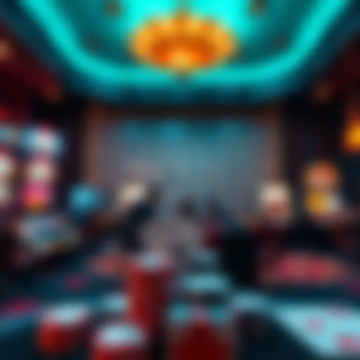 Conceptual graphic showing a safe and responsible gambling environment with legal symbols and secure online casino elements