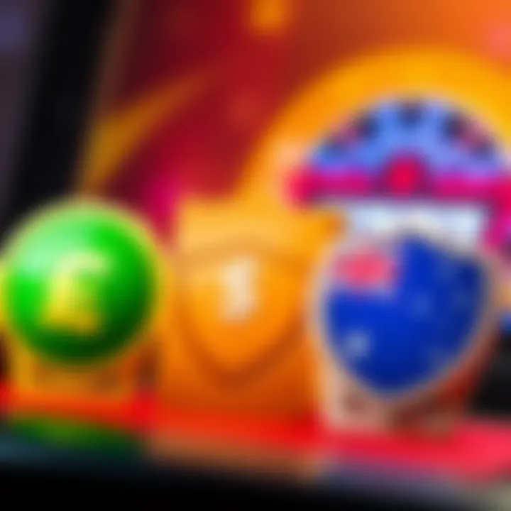 Secure payment methods icons with Australian dollar symbol and shield