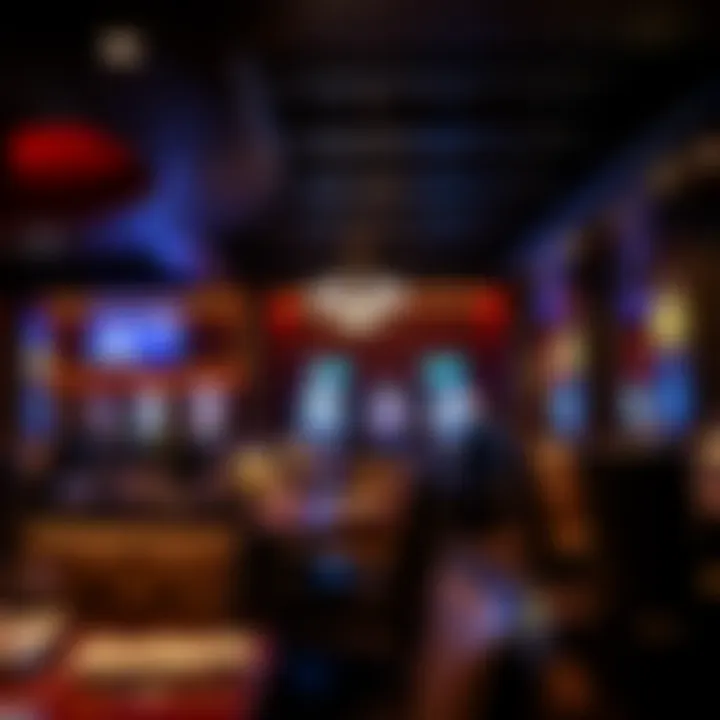 Cozy dining area within Penn National Casino featuring elegant seating and ambient lighting