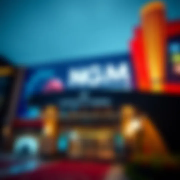 Exterior view of MGM Casino at National Harbor with bright lights and welcoming entrance