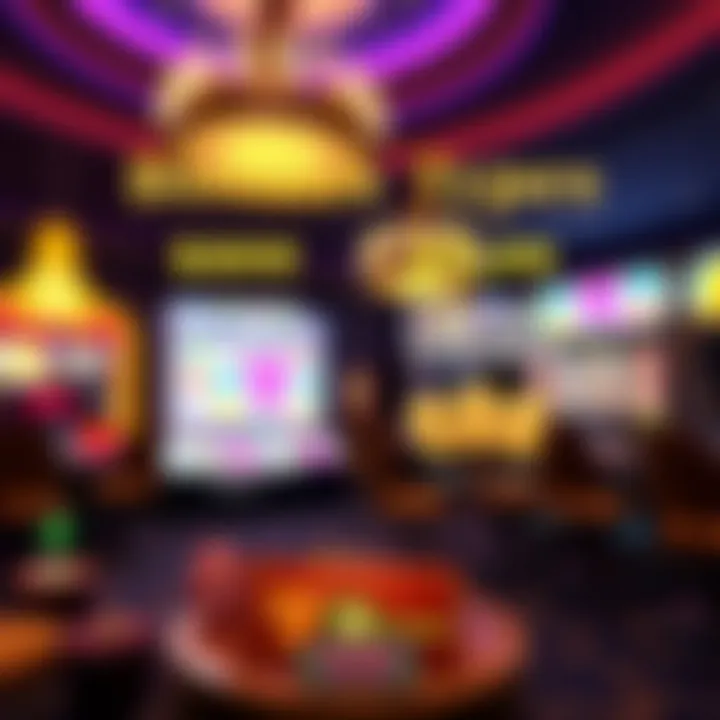 Illustration showing different types of casino bonuses available at National Casino such as welcome bonuses and free spins