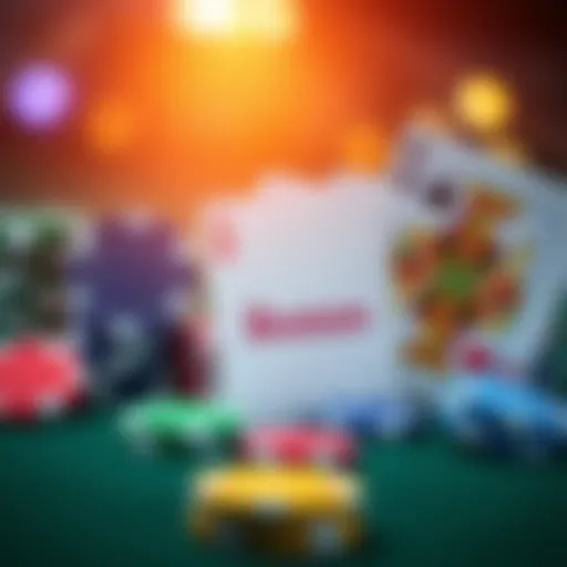 Colorful casino chips and playing cards illustrating bonus opportunities
