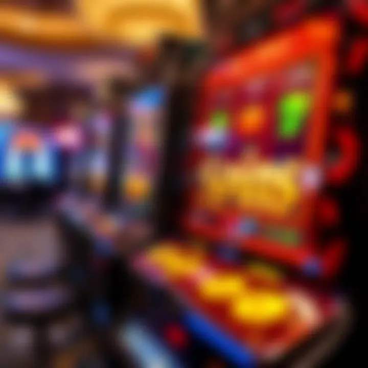 Illustration showing a slot machine screen highlighting free spins feature in a digital casino environment