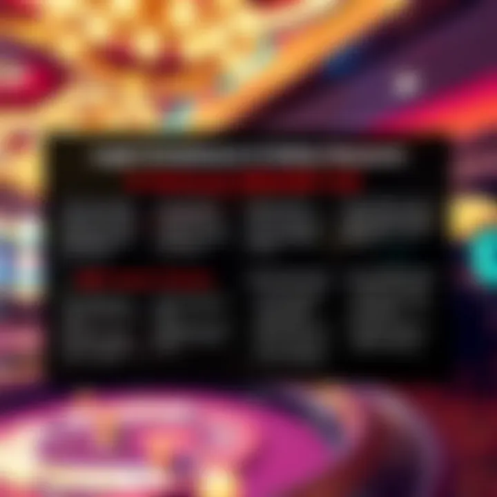 Graphic illustrating legal compliance and safety measures implemented by casinos to enforce the National Sex Offender List rules