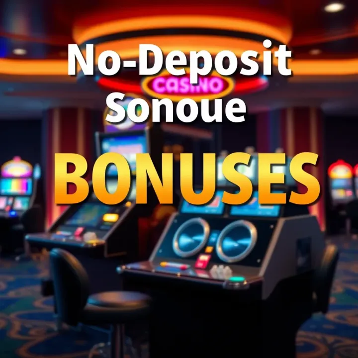 Graphic illustrating the concept of no deposit bonuses at national online casinos