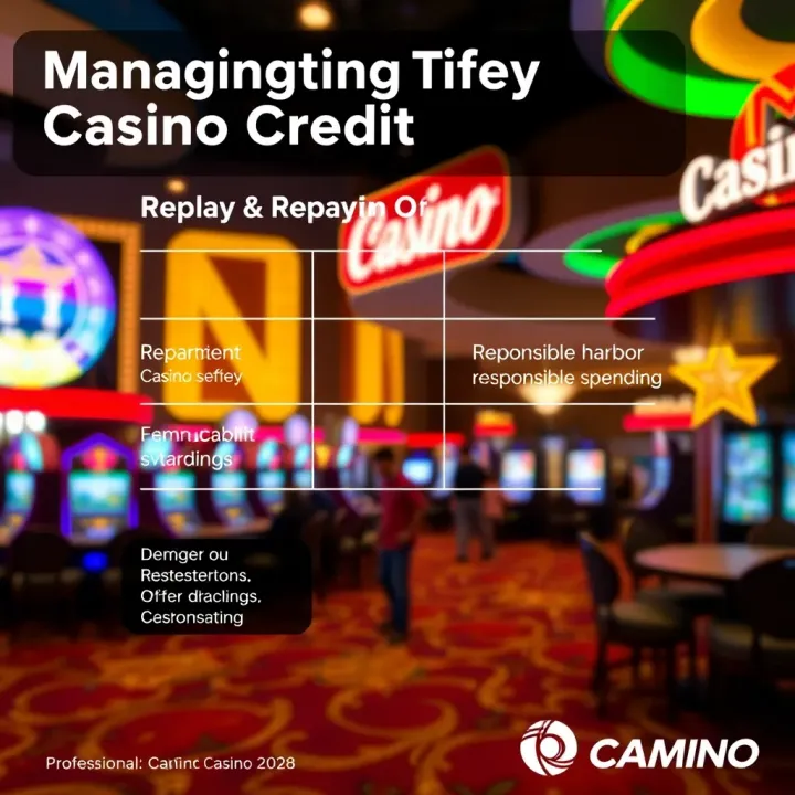 Graphic depicting repayment options and responsible spending for casino credit at MGM National Harbor