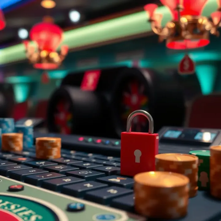 Secure payment methods icons representing safe transactions for online casino players
