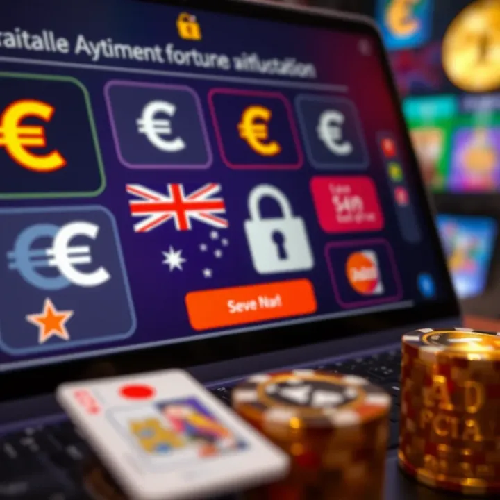 Secure online payment options displayed with Australian currency symbols