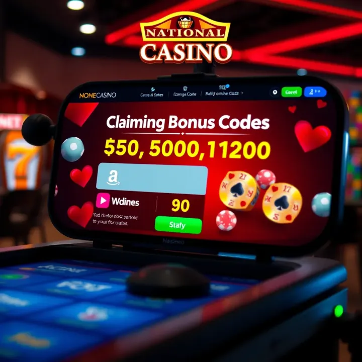 Claiming Bonus Codes Safely and Maximizing Benefits at National Casino Secure online casino interface showcasing bonus code redemption and safety features