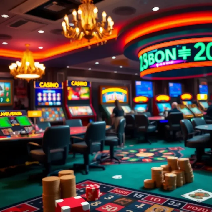 Australian themed casino elements with bonus code icons and gameplay symbols