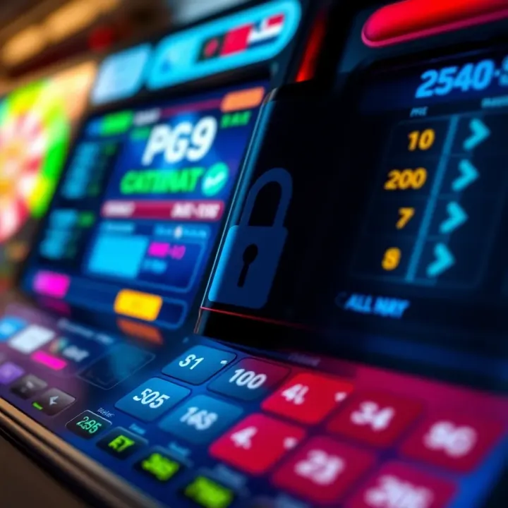 Security and Regulatory Measures for Casino Payments Secure digital lock symbol overlaid on a casino transaction interface symbolizing payment protection