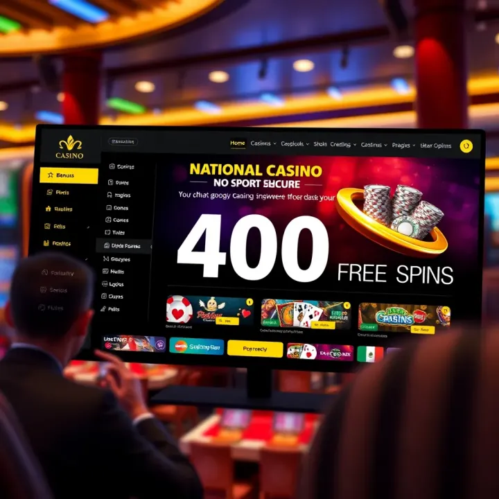 Secure online casino platform interface displaying bonus offer and user dashboard