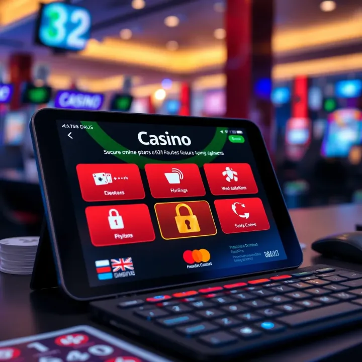 National Casino Payment Methods and Security Features Secure online payment options displayed on a digital device ensuring safe transactions