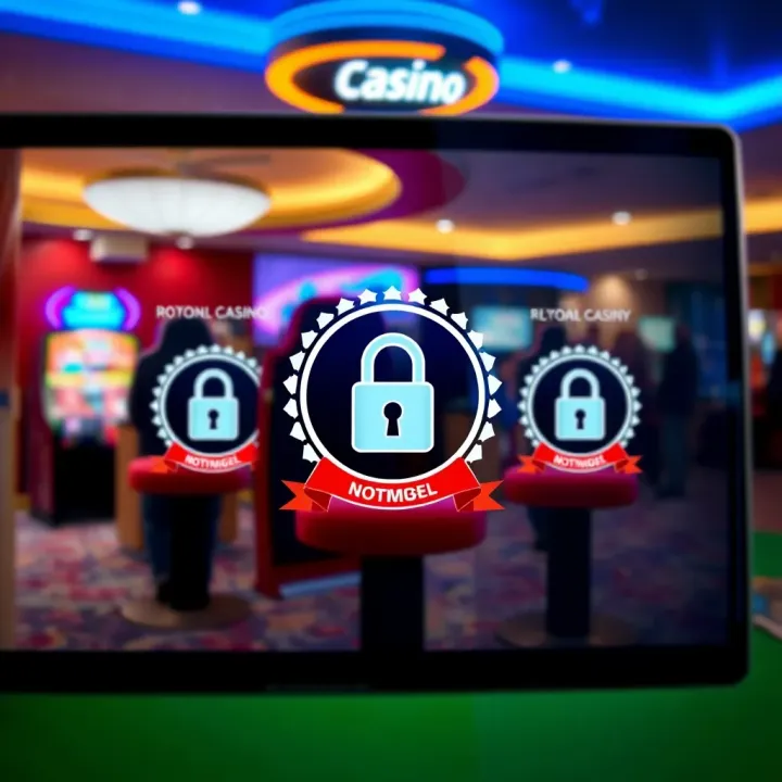 Robust Security Measures at National Casino Secure online casino platform with visible encryption and trust badges