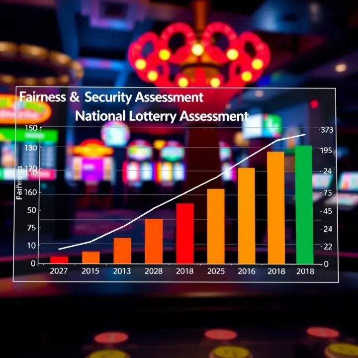 Fairness and Security Assessment of National Lottery Casino Graph showing fairness and security metrics of online gaming platforms