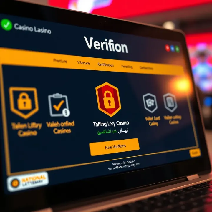 Secure online casino interface displaying verified certification symbols