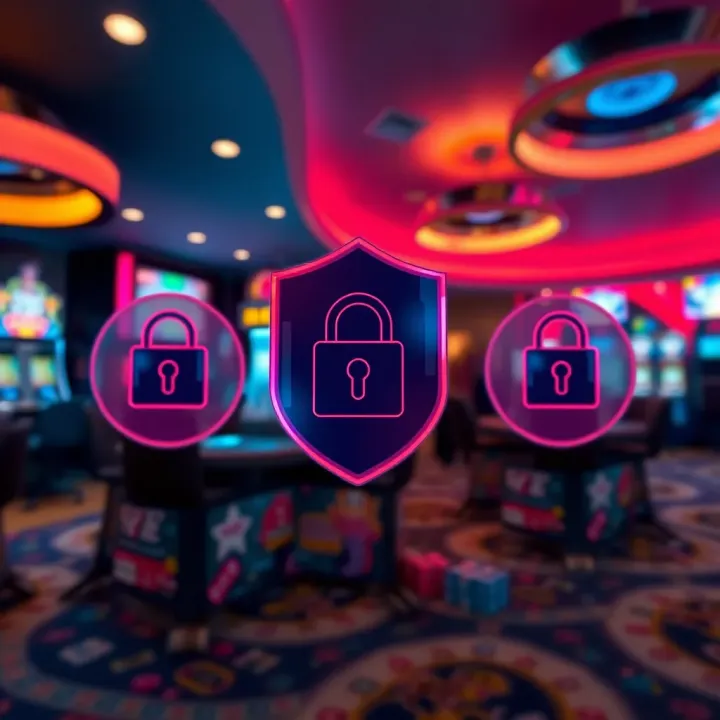 Safe Payment and Security Features for Mobile Casinos Secure payment icons and digital security symbols illustrating safe transactions on mobile casino platforms